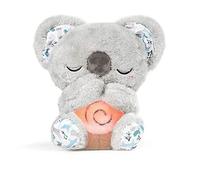 Auby Soothe 'n' Cuddle Koala - Plush Toy with 10 Lullabies - Lights & Rhythmic Breathing Motion - Gift for Newborns+