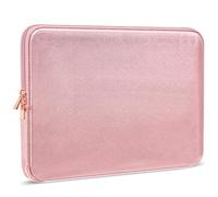 Aucase Housse de Protection en Cuir pour Ordinateur Portable 13", 13,3", 14", Résistante à l'eau, Sac de Protection Bouffant pour MacBook Pro 14 MacBook Air 13"/HP/Lenovo/Acer/ASUS/Dell Chromebook