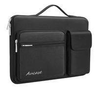 Aucase Housse pour Ordinateur Portable jusqu'à 15-Pouces avec Poignée & 3 Poches, Housse Imperméable pour MacBook Pro 15,3" M2 M3/ HP/LENOVO/ACER/ASUS/DELL Chromebook Matebook 14/15