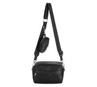 Aucckiz Sac Bandoulière pour Femme, Petit Sac à Main en Cuir PU avec Large Sangle et Bandoulière Amovible (Noir)
