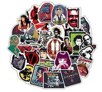 AUCEKO Lot de 50 autocollants célèbres de films classiques, autocollants graffiti décalcomanie en vinyle imperméable pour ordinateur portable, enfants, voitures, moto, vélo, skateboard, bagages