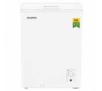 AUCMA 95 L Congélateur Coffre Convertible, Réfrigérateur & Congélateur Réversible, Mini Congélateur Profond Ouverture par le Haut, Classe Énergétique E, Fonctionnement Silencieux, Thermostat à 7 Nivea