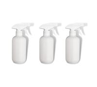 Aucomptoirdesflacons 3 Pcs Flacon vaporisateur vide, Spray Pulvérisateur trigger, Bouteille de brumisation Réutilisable, 500ml : salon de coiffure, botanic, jardinnage, ménage.. - BLANC
