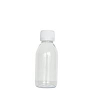 Aucomptoirdesflacons 6 Flacons PET transparent 125 ml avec bouchon inviolable