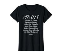 Aucun Autre nom donné Parmi Les Hommes, Salut en Jésus Seul T-Shirt Graphique avec Valeur