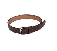 aucun Ceinturon Militaire en 100% Cuir de Haute Qualité avec Boucle à Double Griffe en Marron T: 110 m