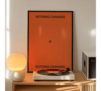 Aucun changement ne se produit si rien ne change, impression sur toile, affiche, image pour salon, chambre à coucher, décoration de la maison G3624