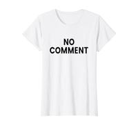 Aucun commentaire T-Shirt Graphique avec Valeur, Femme, Blanc, M