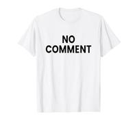 Aucun commentaire T-Shirt Graphique avec Valeur, Homme, Blanc, S