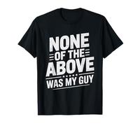 Aucun des Deux Humour Electoral T-Shirt