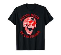 Aucun Désir de S'intégrer Crâne Vintage Cool T-Shirt