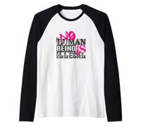 Aucun être humain n'est illégal - L'original Manche Raglan