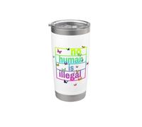 Aucun humain n'est illégal - L'original Gobelet isotherme en acier inoxydable double paroi