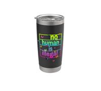 Aucun humain n'est illégal - L'original Gobelet isotherme en acier inoxydable double paroi