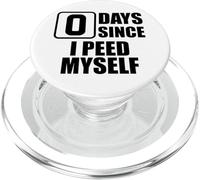 Aucun Jour Depuis Que Je me suis Fait Pipi, Je me suis Fait Pipi dans l'embarras PopSockets PopGrip pour MagSafe