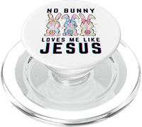 Aucun Lapin ne m'aime comme Jesus Christian, Lapin de Pâques pour Enfants PopSockets PopGrip pour MagSafe