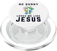 Aucun Lapin ne m'aime comme Jesus Christian, Lapin de Pâques pour Enfants PopSockets PopGrip pour MagSafe