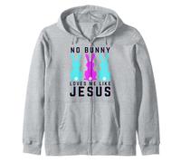 Aucun Lapin ne m'aime comme Jesus Christian, Lapin de Pâques pour Enfants Sweat à Capuche