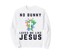 Aucun Lapin ne m'aime comme Jesus Christian, Lapin de Pâques pour Enfants Sweatshirt