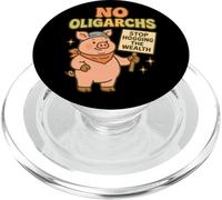 Aucun oligarque n'arrête de monopoliser la Richesse, Mignon Cochon PopSockets PopGrip pour MagSafe