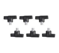 Aucun outil nécessaire, vis rotatives, main robuste en acier au carbone avec poignée en plastique, facile à utiliser pour le bricolage, poignée en plastique, matériel de bricolage