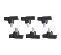 Aucun outil nécessaire, vis rotatives, main robuste en acier au carbone avec poignée en plastique, facile à utiliser pour le bricolage, poignée en plastique, matériel de bricolage