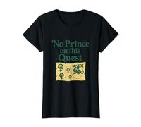 Aucun Prince dans Cette quête Dragon Map Girl Power T-Shirt