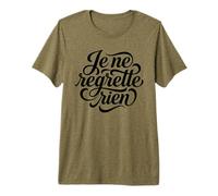 Aucun Regret, Je ne Regrette Rien T-Shirt Haut de Gamme