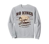 Aucun Roi d'Amérique ne proteste Contre Les Bisons pour sauver la démocratie Sweatshirt