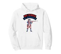 Aucun Roi en Amérique Guerre d'indépendance 1776 Patriot Sweat à Capuche