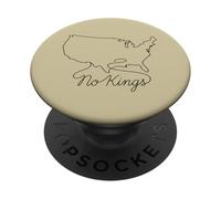Aucun Roi n'est Minimaliste en Amérique PopSockets PopGrip Adhésif