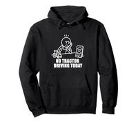 Aucun tracteur ne conduit aujourd'hui Farmer Farming Dad Men Grandpa Sweat à Capuche