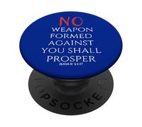 Aucune Arme forgée Contre toi ne prospérera (Ésaïe 54, 17) PopSockets PopGrip Adhésif