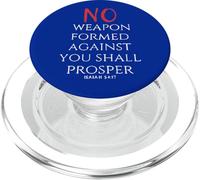 Aucune Arme forgée Contre toi ne prospérera (Ésaïe 54, 17) PopSockets PopGrip pour MagSafe