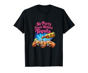 Aucune fête ne Commence sans Une Blague sur la Tequila Party Crew T-Shirt