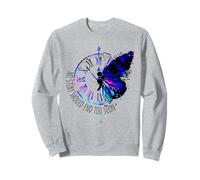 Aucune histoire ne devrait s'arrêter trop tôt Papillon de sensibilisation au suicide Sweatshirt