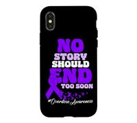 Aucune Histoire ne devrait se Terminer trop tôt la Sensibilisation aux surdoses Coque pour iPhone X/XS