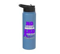 Aucune histoire ne devrait se terminer trop tôt la sensibilisation aux surdoses Stainless Steel Insulated Water Bottle