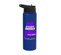 Aucune histoire ne devrait se terminer trop tôt la sensibilisation aux surdoses Stainless Steel Insulated Water Bottle