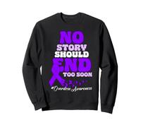 Aucune Histoire ne devrait se Terminer trop tôt la Sensibilisation aux surdoses Sweatshirt