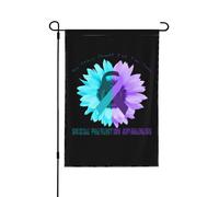 Aucune Histoire Ne Devrait Se Terminer Trop Tôt. Sensibilisation À La Prévention Du Suicide. Drapeau De Jardin Durable Drapeaux Double Face Drapeaux De Jardin Pour Fêtes Intérieure 30X45cm