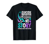 Aucune Histoire ne devrait se Terminer trop tôt Sensibilisation à la prévention du Suicide T-Shirt