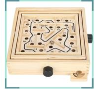 AUCUNE jeu de boule de labyrinthe en bois Jeu de Labyrinthe en Bois Casse-Tête à 25 Trous avec Billes Fini Lisse beaux recharge