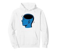 Aucune Pensée Tête Vide Mode Lundi Matin Humour Visage Sweat à Capuche