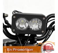 AUCUNE Phare adapté pour Ridstar Q20 Phare LED de 3 pouces adapté au phare de route de vélo Ridstar Q20 sport Blanc 6000K-6500K