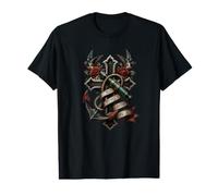 Aucune Rose ne Pousse sur Une Ancre de Tatouage de Marin T-Shirt Graphique avec Valeur