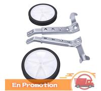 AUCUNE roues d'entraînement de vélo Roues d'équilibre de vélo pour enfants épaisses résistantes à l'usure sport velo Argent