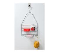 Aucune Spirella, Valet de Douche Mini élégant et Pratique, idéal pour Un Gain de Place, Finition chromée, Dimensions compactes 49x25,5x11cm, Accessoire de Salle de Bain