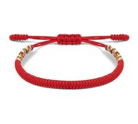 Aucuu Bracelet Porte Bonheur, Bracelets D'amitié Tressés, Bracelet Nylon Tressé, Bracelets Réglable Protection Amulette Fait à la Main D'amitié Protection Bonne Chance Amitié-Style Tibet