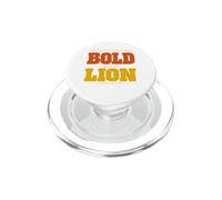 Audacieux comme Un Lion Proverbes 28:1 Verset biblique de la Foi chrétienne PopSockets PopGrip pour MagSafe